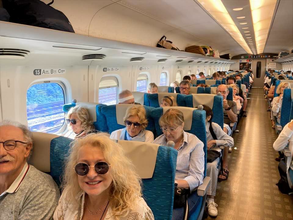 en route pour Tokyo en TGV 