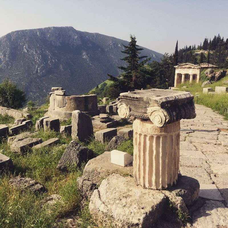 Voyage en Grèce, Sanctuaire de Delphes, 2010