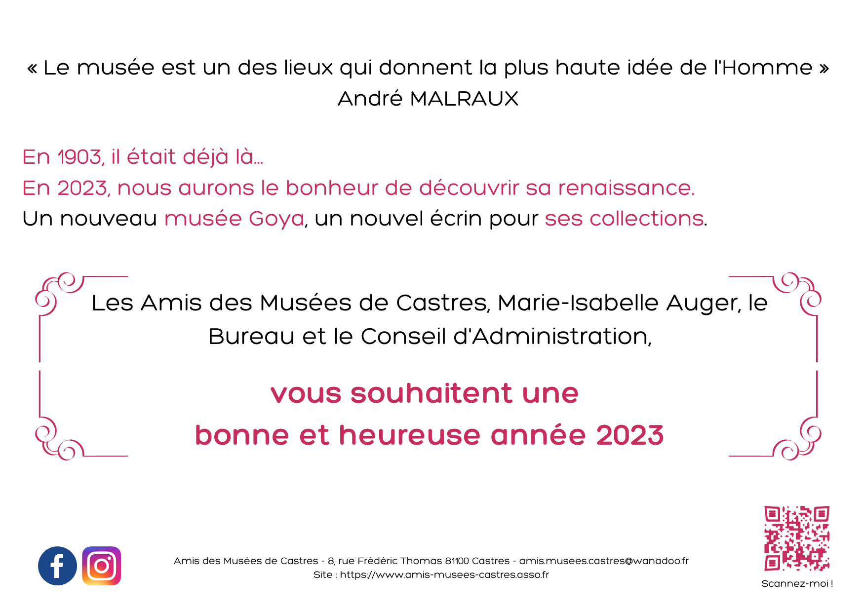Carte de voeux 2023 - Verso