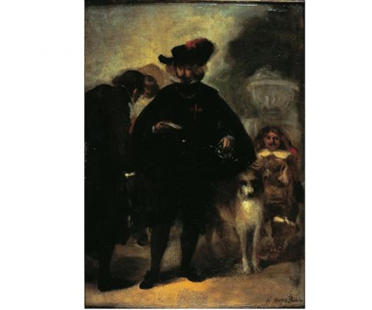Velázquez, un nain et un chien