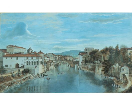 Vue de Castres et Bords de l'Agoût 